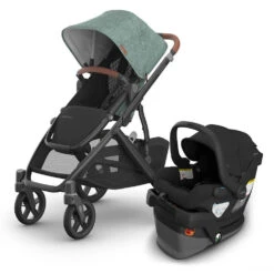 UPPAbaby Vista V3 Stroller + Mesa V3 Infant Car Seat Bundle -Megababies USA bun