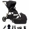Silver Cross Reef 2 Stroller + Accessory Bundle + Folding Bassinet