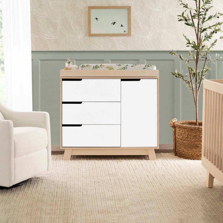 Babyletto Hudson 3-Drawer Changer Dresser With Removable Changing Tray 8 Babyletto Hudson 3-Drawer Changer Dresser With Removable Changing Tray - Image 8