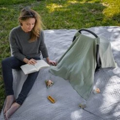 Comfy Cubs Baby Muslin Car Seat Cover 9 Comfy Cubs Baby Muslin Car Seat Cover -Megababies USA carseatcover 10of10