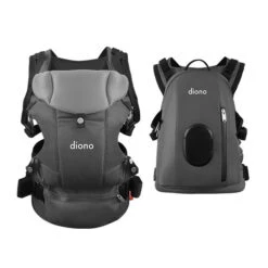Diono Carus Complete 4 In 1 With Backpack Baby Carrier -Megababies USA caruslightgray