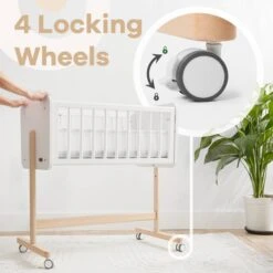 Comfy Cubs Wooden Bassinet Bedside Sleeper 12 Comfy Cubs Wooden Bassinet Bedside Sleeper -Megababies USA cc671cd452c193743fcf418cb91c8654d604eab5495312b82857d97337635427