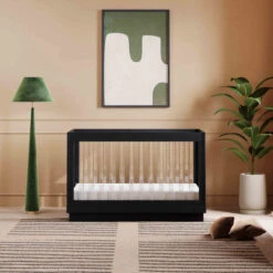Babyletto Harlow Acrylic 3-in-1 Convertible Crib With Toddler Bed Conversion Kit -Megababies USA coqnxgq2ru4rot28sfm0 720x a623e407 85bb 457c aabc 034760c1bac0