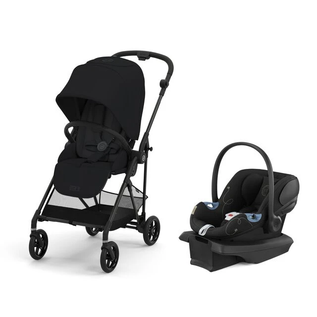 Cybex Melio Carbon 3 Stroller With Aton G SensorSafe Travel System 1 Cybex Melio Carbon 3 Stroller With Aton G SensorSafe Travel System