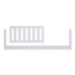 Dadada 3-in-1 Toddler Bed Conversion Kit: Soho/ Boston/ Kenton/ Austin/ Bliss/ Lala -Megababies USA dd toddlerrail white 2