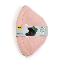 Doona Canopy And Shoulder Pads -Megababies USA doona fabric set blush pink