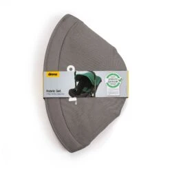 Doona Canopy And Shoulder Pads -Megababies USA doona fabric set grey hound