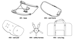Bloom Baby Coco Go 3-in-1 Baby Lounger 37 Bloom Baby Coco Go 3-in-1 Baby Lounger -Megababies USA e8ba9fbd4ec6 coco go in the box