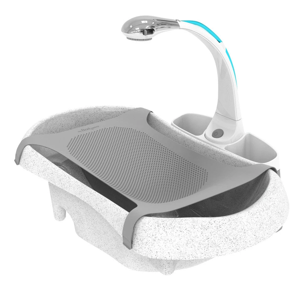 The First Years Rain Shower Baby Spa Tub With Soothing Spray Showerhead 1 The First Years Rain Shower Baby Spa Tub With Soothing Spray Showerhead