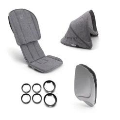Bugaboo Ant Style Set -Megababies USA extra 4000 px BGB Ant style set Grey melange