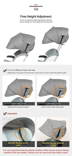 Manito Car Seat Sunshade -Megababies USA f23b4a0ba77b502b5abc0c9152e08aaa33cc43db30abc2a3043791b4b9abe203
