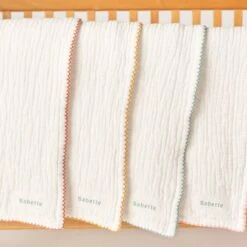 Babette Scalloped Trim Stroller Blanket