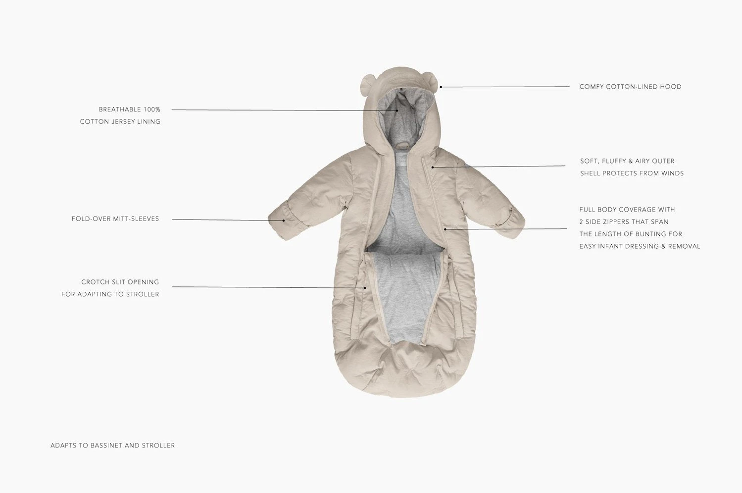 7 AM Enfant BébéBunting - Airy 11 7 AM Enfant BébéBunting - Airy - Image 11