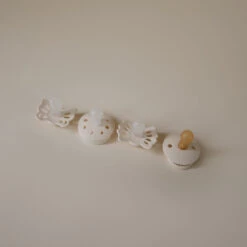 Mushie FRIGG Baby's First Pacifier - 4 Pack -Megababies USA flatlay 11.02 7 1