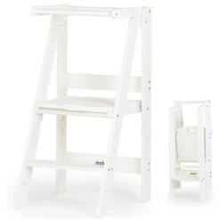 Dadada Folding Toddler Tower -Megababies USA folding toddler tower white 237481 1