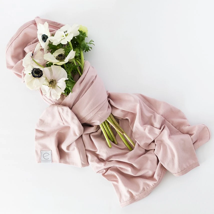 Ely's & Co. Jersey Knit Cotton Swaddle Blanket And Beanie Hat Gift Set 4 Ely's & Co. Jersey Knit Cotton Swaddle Blanket And Beanie Hat Gift Set - Image 4