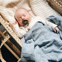 Ely's & Co. Cotton Muslin Swaddle Blanket - 2 Pack -Megababies USA image4 e52660b2 60f0 49d6 b15c dbcd5e3896f7