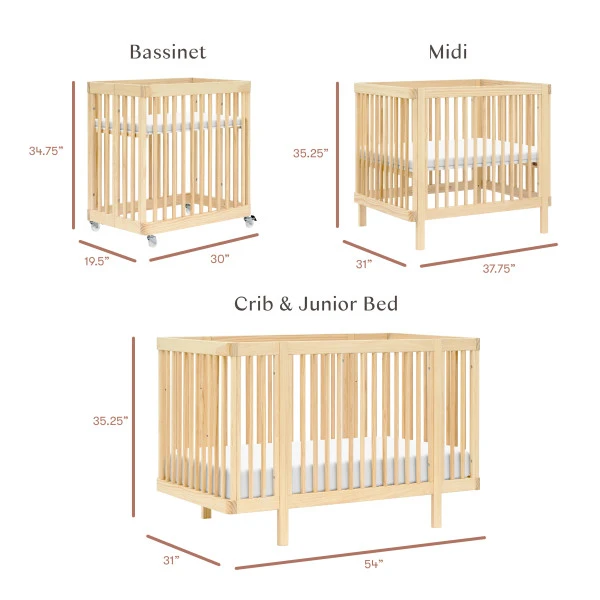 Babyletto Pogo 8-in-1 Convertible Crib With All-Stages Conversion Kits 5 Babyletto Pogo 8-in-1 Convertible Crib With All-Stages Conversion Kits - Image 5