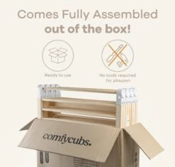 Comfy Cubs Playpen Gate For Toddler And Babies -Megababies USA imgpsh fullsize anim 3