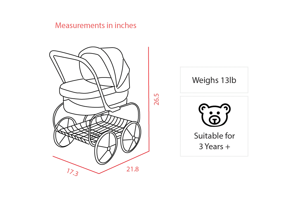 Valco Doll Stroller: Baby Princess 18 Valco Doll Stroller: Baby Princess - Image 18