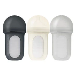 Boon NURSH Collapsible Silicone Pouch Bottle | 3-Pack