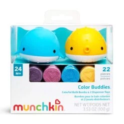 Munchkin Color Buddies Bath Bombs With Dispenser Toys