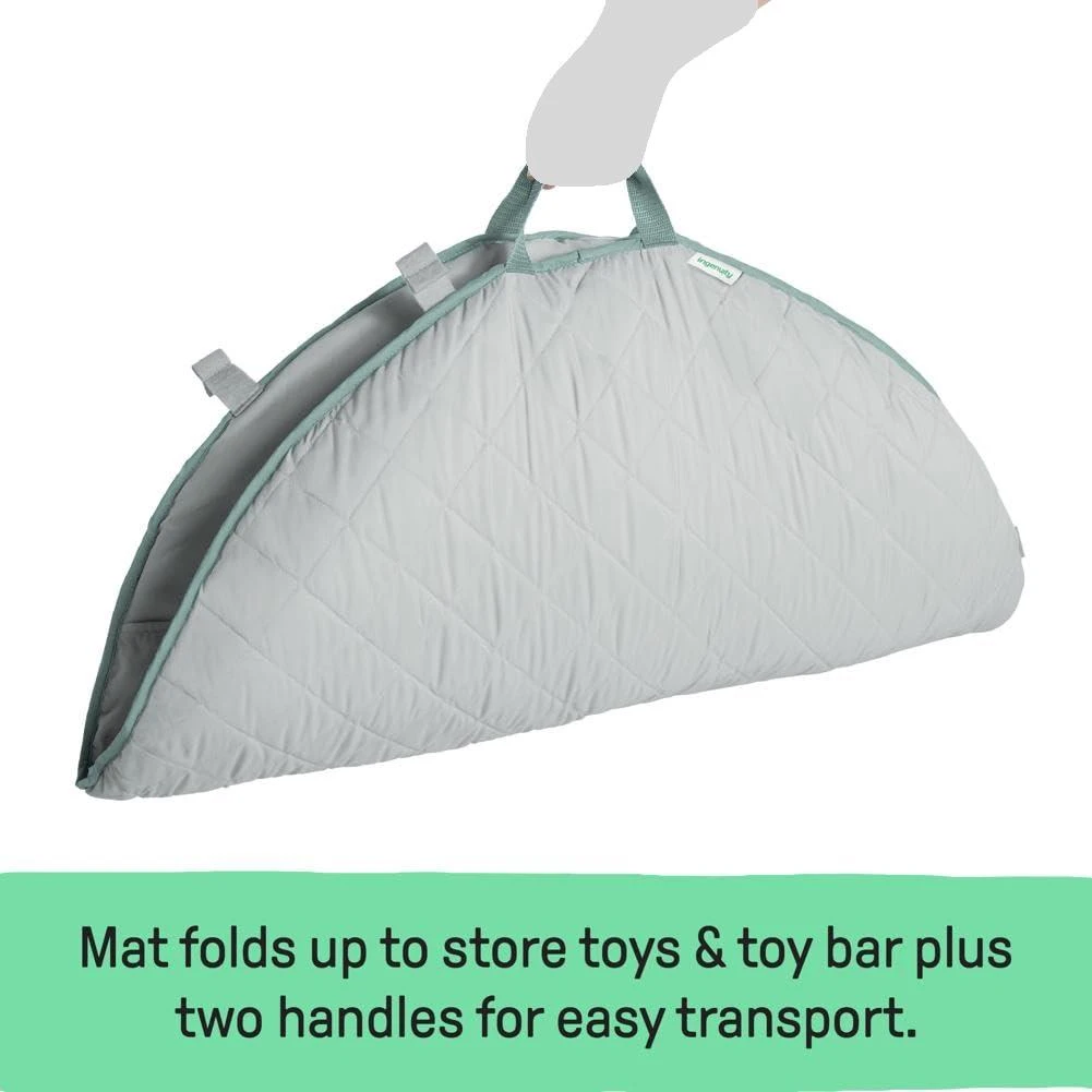 Ingenuity Cozy Spot Reversible Duvet Activity Gym Play Mat 4 Ingenuity Cozy Spot Reversible Duvet Activity Gym Play Mat - Image 4