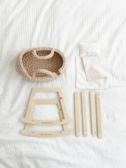 Anzy Home Mini Doll Cradle Round Hood With Stand -Megababies USA micro round beige 4 720x 7eaa62ab 4e34 40ab 9c33 61eee4923681