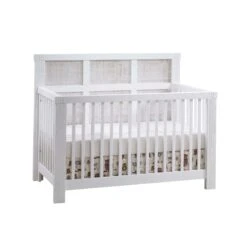 Natart Rustico Moderno ''5-in-1'' Convertible Crib With Wood Panel (w/out Rails)