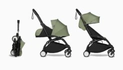 Stokke BABYZEN YOYO² Compact Travel Stroller Complete Bundle With 0+ Newborn Pack -Megababies USA olive