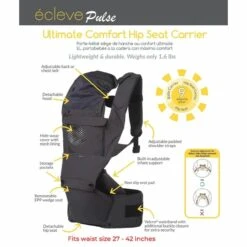 Innobaby Écleve Baby Hipseat Carrier -Megababies USA revised ecleve size guide 95798.1624894024