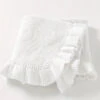 Swabies Adorable Small Ruffle Throw Blanket