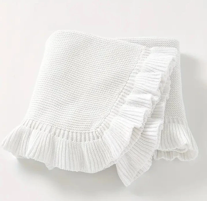 Swabies Adorable Small Ruffle Throw Blanket 1 Swabies Adorable Small Ruffle Throw Blanket