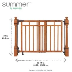 Summer Infant Wood Banister & Stair Safety Baby Gate 9 Summer Infant Wood Banister & Stair Safety Baby Gate -Megababies USA sigate4
