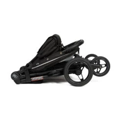 Valco Baby Slim Twin Double Stroller With Bumper Bar - Sport Edition 20 Valco Baby Slim Twin Double Stroller With Bumper Bar - Sport Edition -Megababies USA slimtwin Sports Folded.RavenBlack