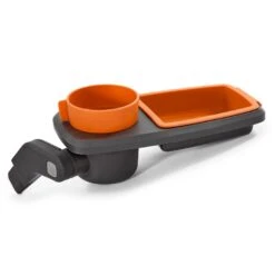 Diono Quantum Snack And Ride Tray -Megababies USA snack tray orange cut out