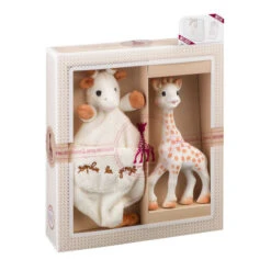 Sophie La Girafe Birth Gift Set With Lovey Blanket