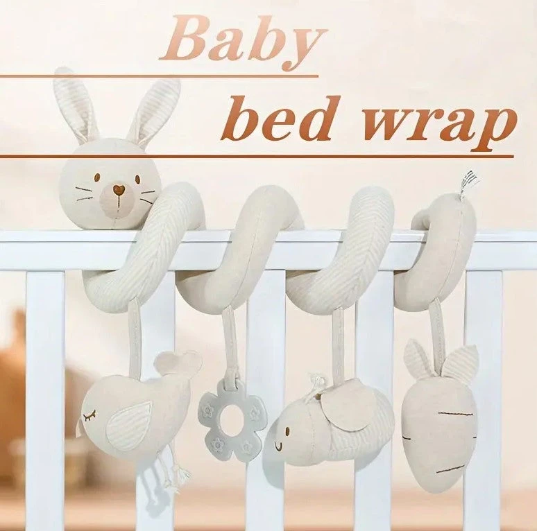 Swabies Soothing Newborn Baby Cotton Spiral Hanging Toy 2 Swabies Soothing Newborn Baby Cotton Spiral Hanging Toy - Image 2