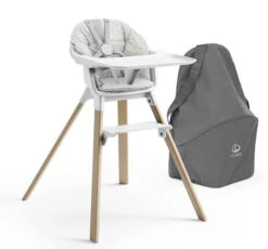 Stokke Clikk High Chair With Cushion Travel Bundle