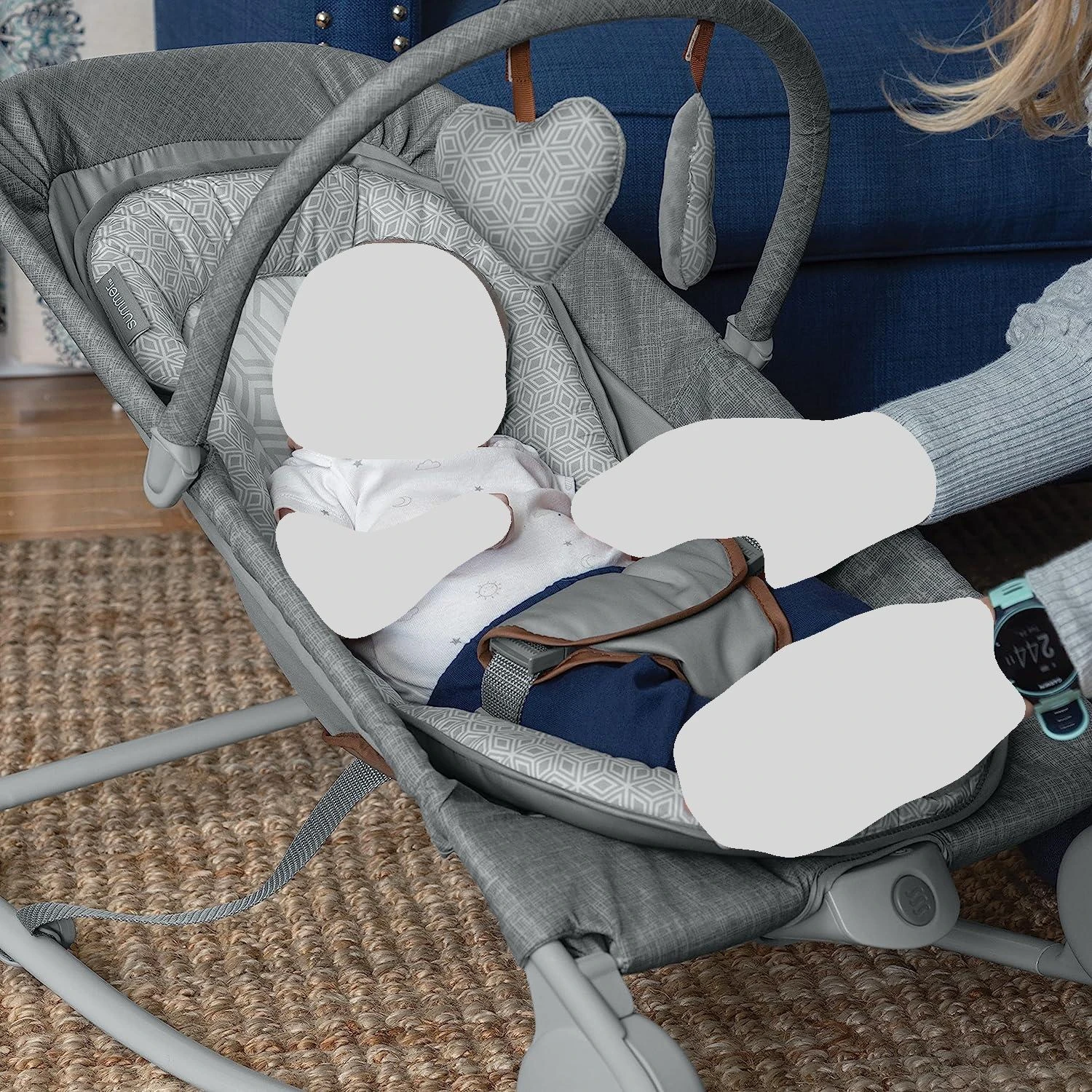 Summer Infant 2-in-1 Bouncer & Rocker Duo 9 Summer Infant 2-in-1 Bouncer & Rocker Duo - Image 9