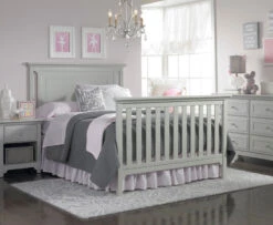 TiAmo Carino 4-in-1 Convertible Crib 10 TiAmo Carino 4-in-1 Convertible Crib -Megababies USA ti amo carino fullbed misty grey
