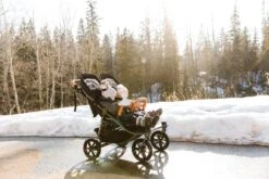 Valco Baby Caramel Leather-Look Handle Covers For Neo/Duo X -Megababies USA valcobaby 17