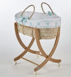 Pali Designs Isabella Moses Basket -Megababies USA wb isabella mint nat md