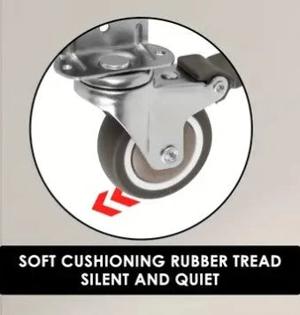 Swabies Heavy-Duty Swivel Casters With Dual Lock For Porta Cribs 2 Swabies Heavy-Duty Swivel Casters With Dual Lock For Porta Cribs - Image 2