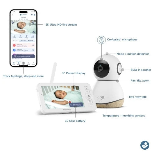 Maxi-Cosi See Pro 360° Baby Monitor 2 Maxi-Cosi See Pro 360° Baby Monitor - Image 2