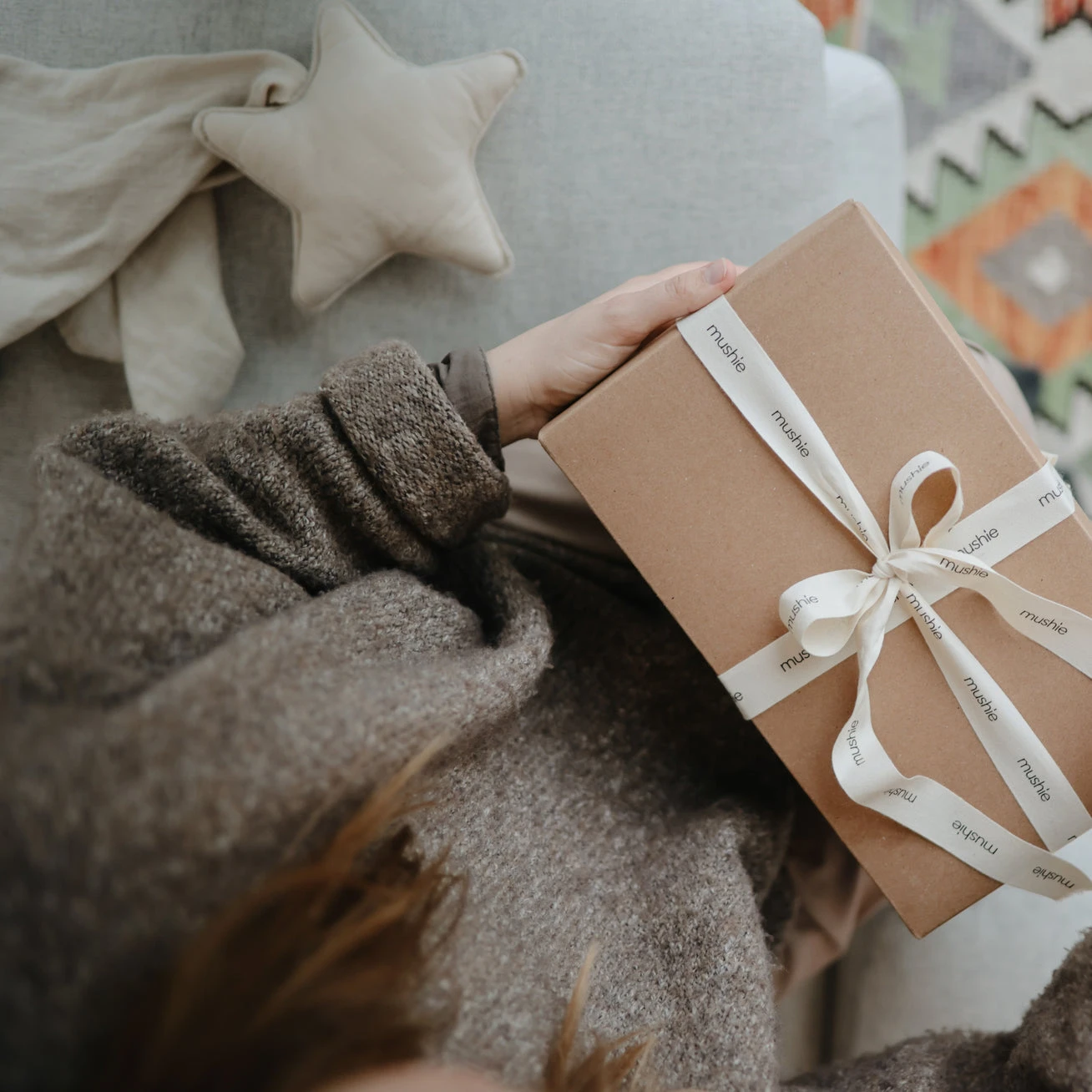 Mushie Star / Moon Lovey Blanket 4 Mushie Star / Moon Lovey Blanket - Image 4